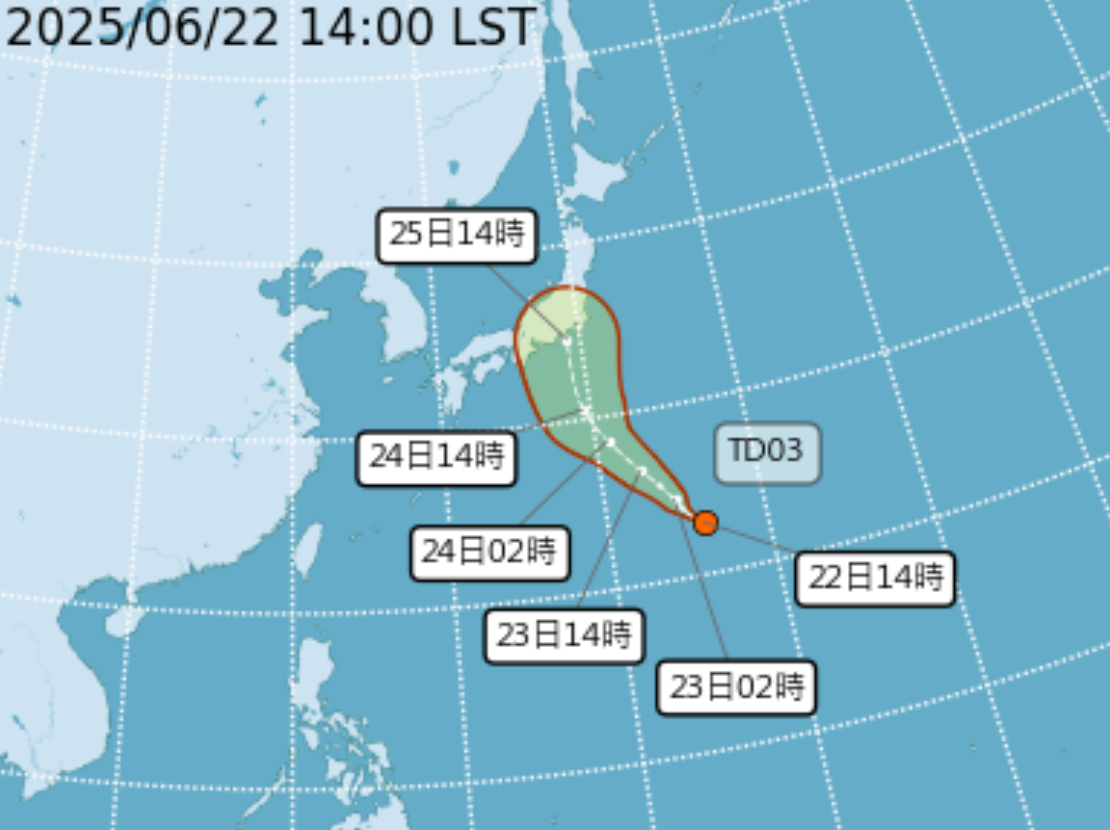 聖帕颱風即將形成! 預估影響日本關東